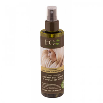 Środek do prostowania i wzmocnienia włosów – ekstrakt oczaru wirginijskiego, ekstrakt hibiscusa, organiczny olej jojoba - EO LAB