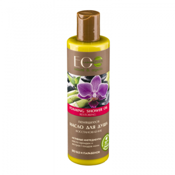 Olej pod prysznic – napięcie skóry – olej ze pestek brzoskwini, olej ze słodkich migdałów, orchidea, ylang ylang - EO LAB
