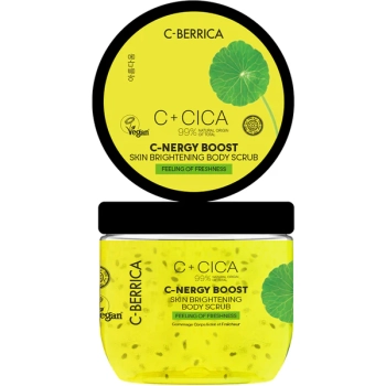 Natura Siberica CICA C-Berrica Rozświetlający peeling do ciała z witaminą C