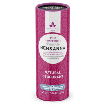 Naturalny dezodorant na bazie sody, PINK GRAPEFRUIT, BEN&ANNA