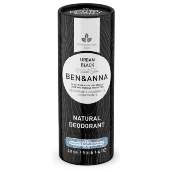 Naturalny dezodorant na bazie sody, URBAN BLACK,  BEN&ANNA