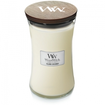 ISLAND COCONUT świeca duża WoodWick