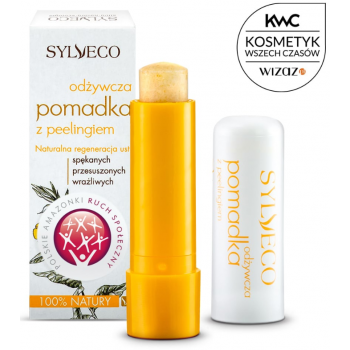 Odżywcza pomadka z peelingiem Sylveco