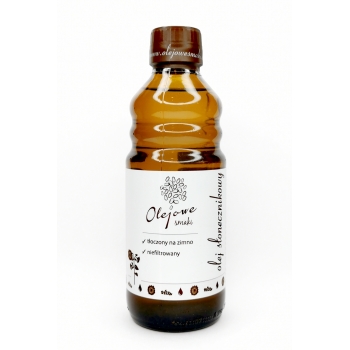 Olej Słonecznikowy, 250ml - Olejowe Smaki