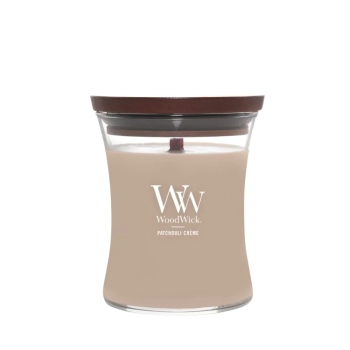 Świeca Zapachowa WoodWick Patchouli Creme Średnia