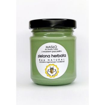 Masło do Twarzy i Ciała - ZIELONA HERBATA - Miodowa Mydlarnia
